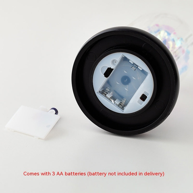 Preserved Flower Glass Cover Glowing Night Lights Ornaments