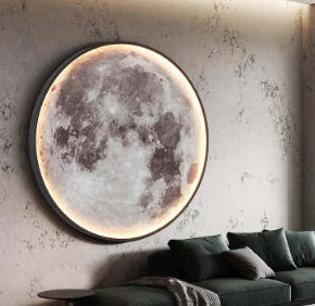 Moon LED Wall Light For Bedroom Kid's Room Foyer Living Room Coffee Bar Aisle Hallway Gallery Studyroom Loft Indoor Home Lights
