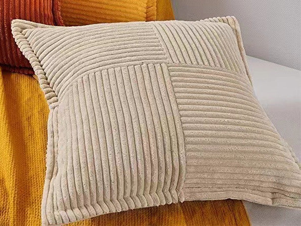 Nordic Corduroy Flying Pillow Simple Cushion Cover