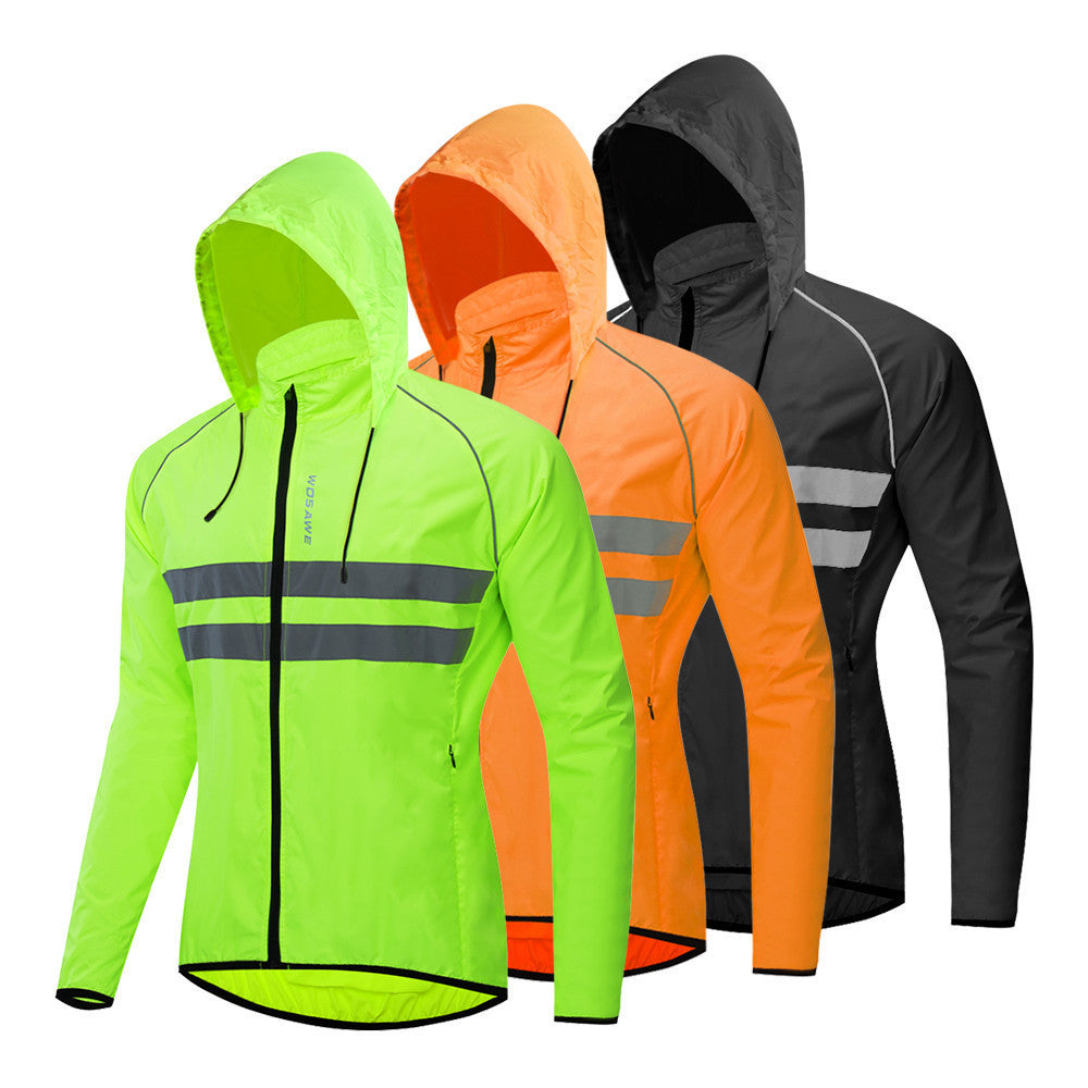 Hooded Quick-drying Windbreaker For Mountain Road Kilometer Cycling
