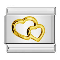 DIY Italian Module Bracelet Titanium Steel Gold Plated