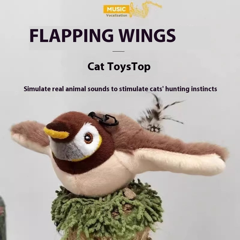 Sound Vibration-sensing Funny Smart Cat Toy