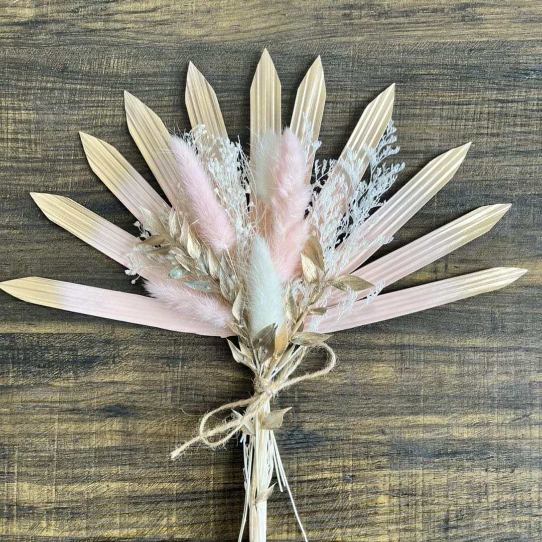 Fan Bouquet Dried Flowers