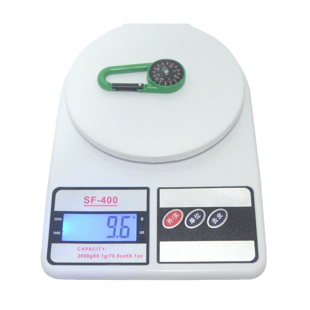Outdoor Plastic Climbing Button Carabiner Compass