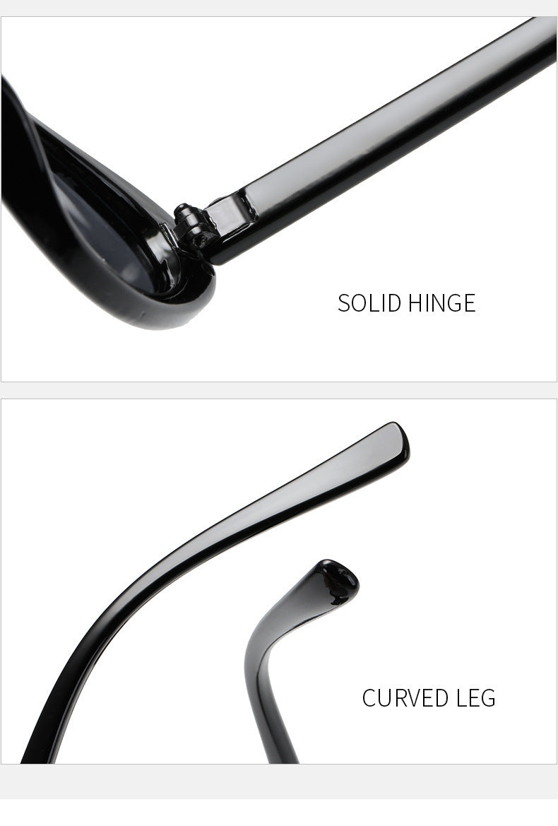 Retro Water Drop Oval Frame INS Style Personalized Glasses