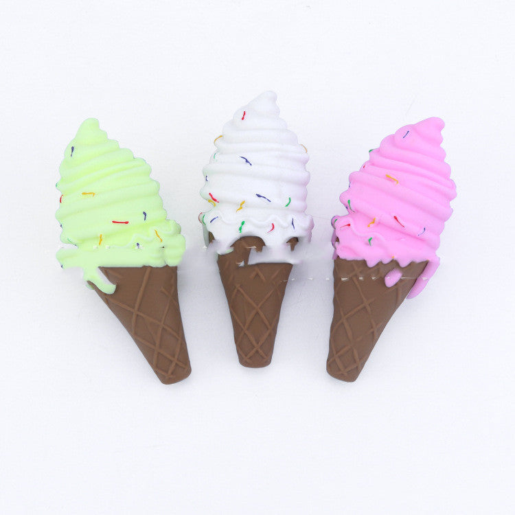 Ice Cream Pipe Silicone Pipe Shape