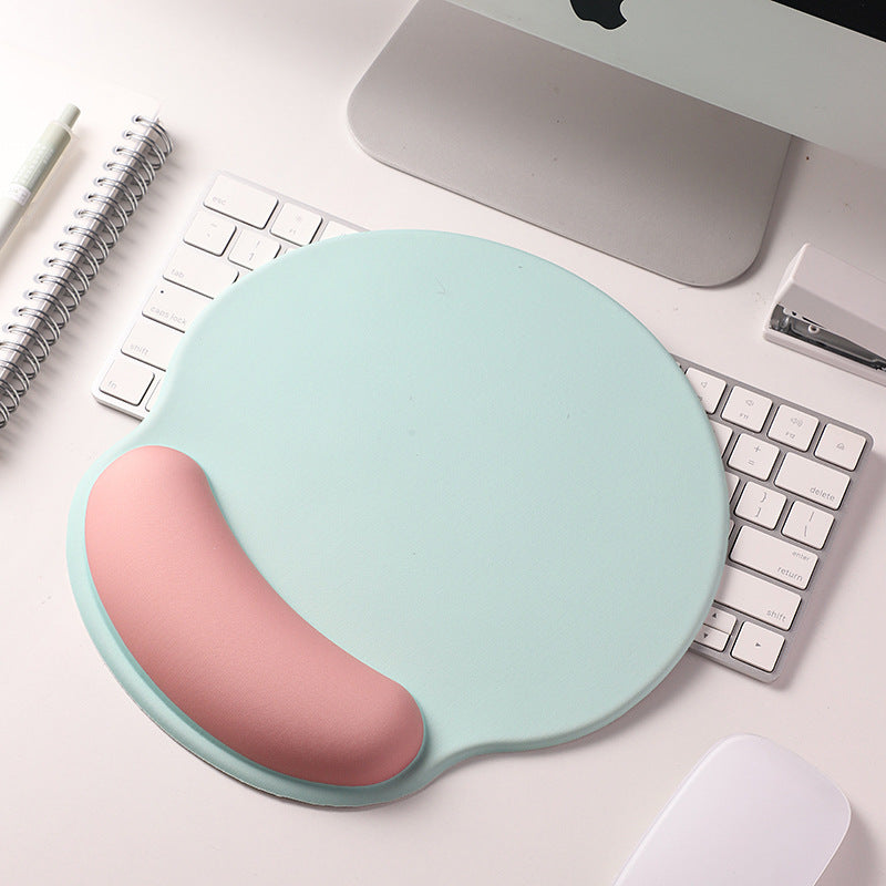 Candy Color Wrister Protective Mouse Pad Office Keyboard Support