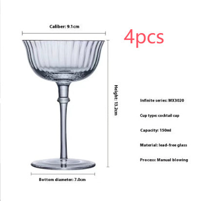 American Cold Ice Latte Coffee Cup Bar Cocktail Household Glass