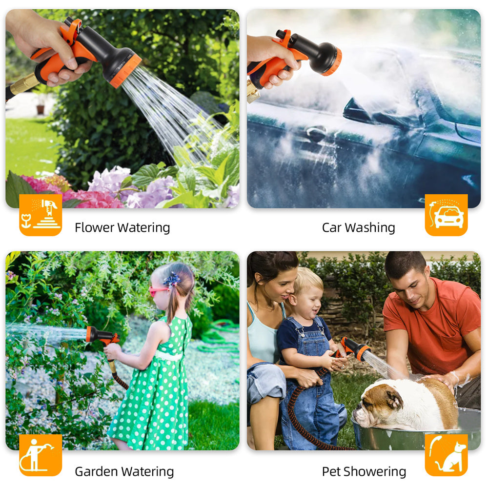 Household Polyester Silk Cloth Set Copper Joint Expansion Hose Set