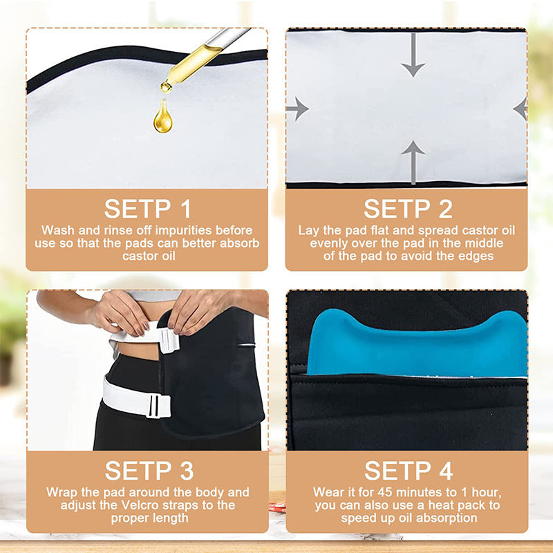 Castor Oil Package Can Be Repeatedly Soft