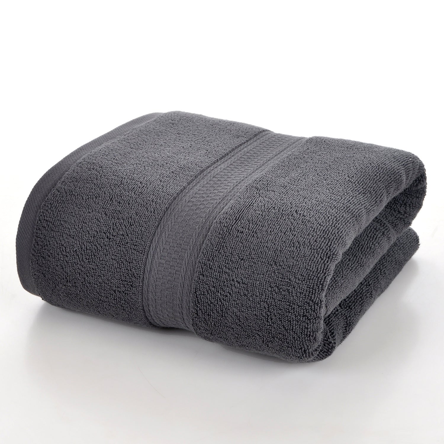Plain Pure Cotton Bath Towel Household