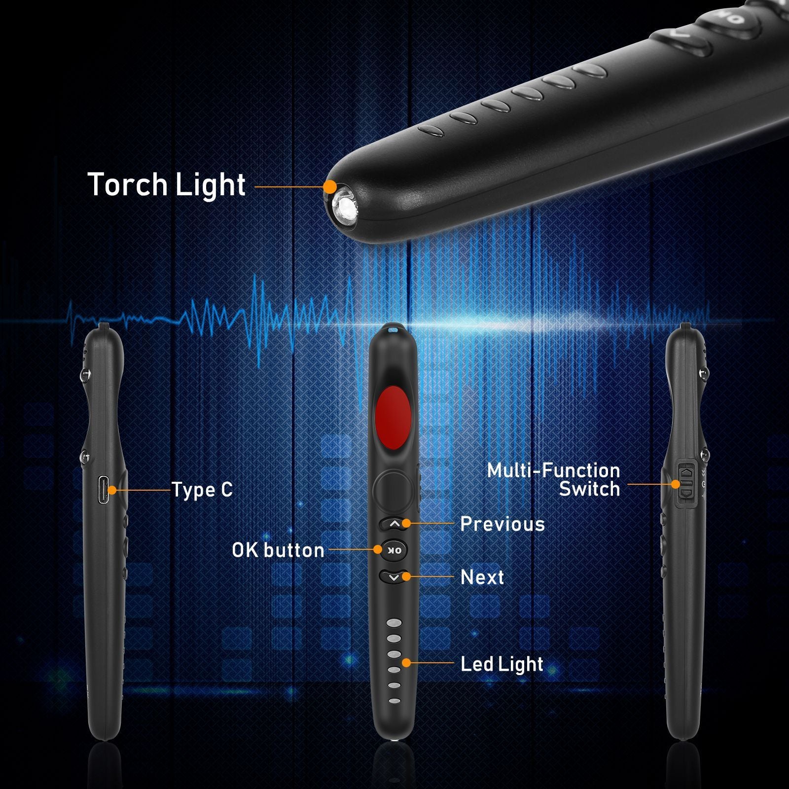 Anti-lost Baggage Alarm GPS Infrared Scanning Detector