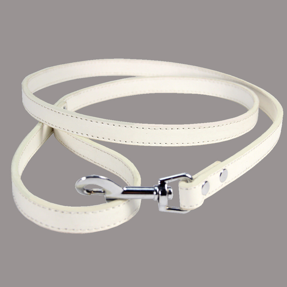 Pet Leash Cat PU Leather Dog Chain