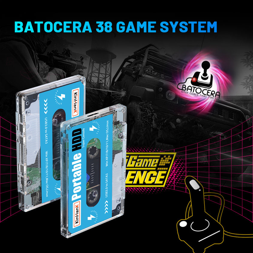500GB Batocera Internal 55000 Plug-and-play External Mechanical Mobile Game Hard Disk