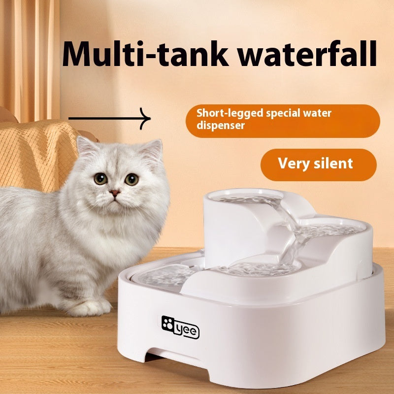 Cat Water Fountain Filter Circulating Flowing Live Water
