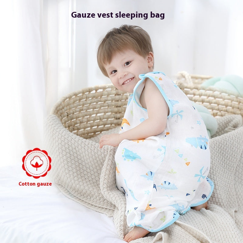 Long Sleeve Four-layer Bamboo Cotton Gauze Sleeping Bag