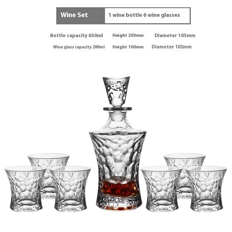 Creative Whiskey Liquor Glass Suit