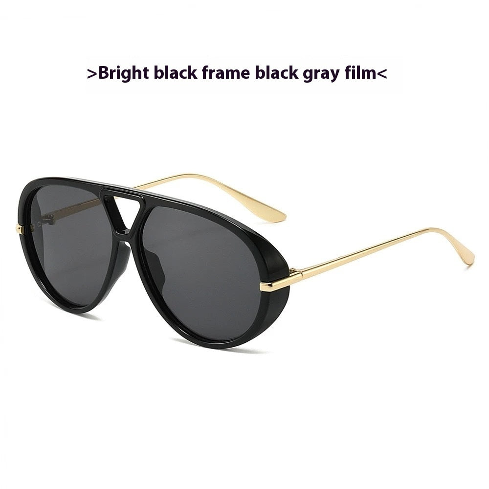 Street Shot Large Frame Slim Look Women's High-end Sunglasses