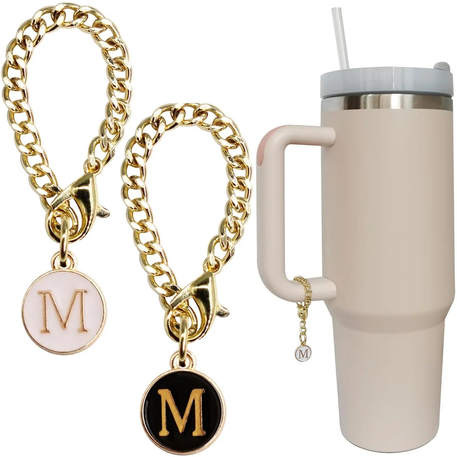 Letter Pendant Parts Handle Cup Mark Charm