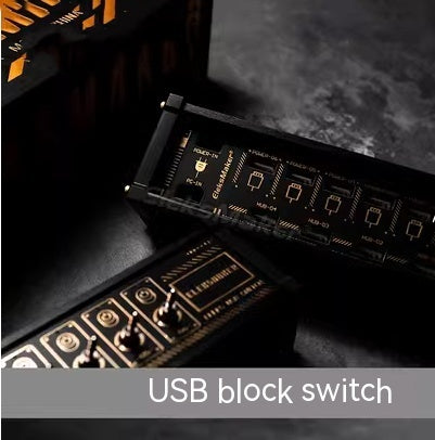 Block USB Socket Independent Control Button