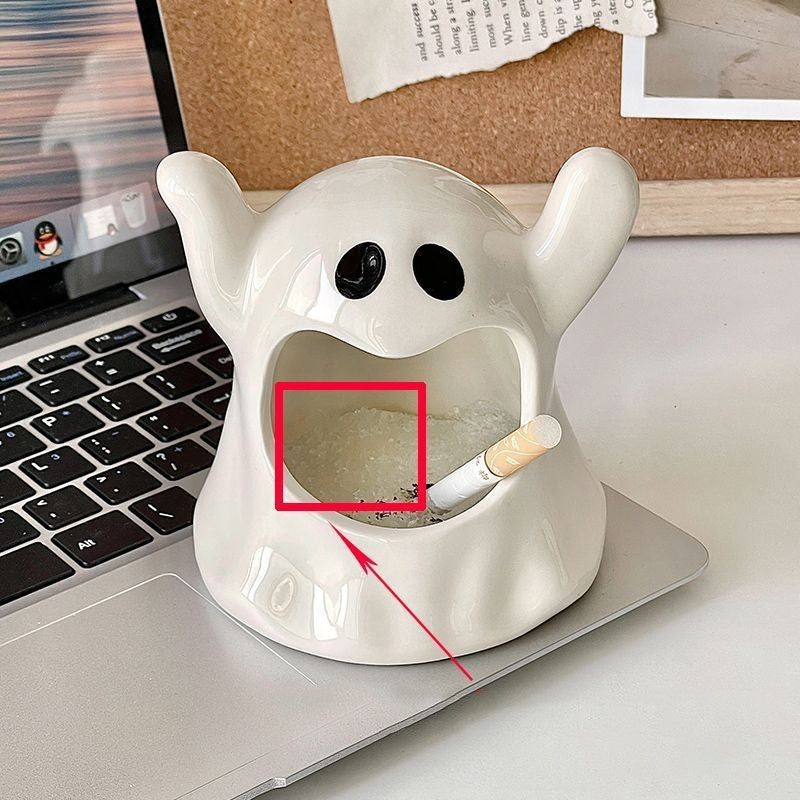 Cute Ghost Ashtray Ins Sense Of Healing