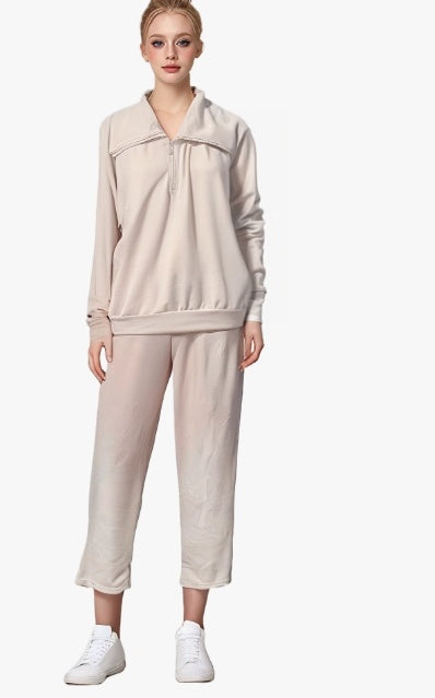 Women's Solid Color Long Sleeved Suit