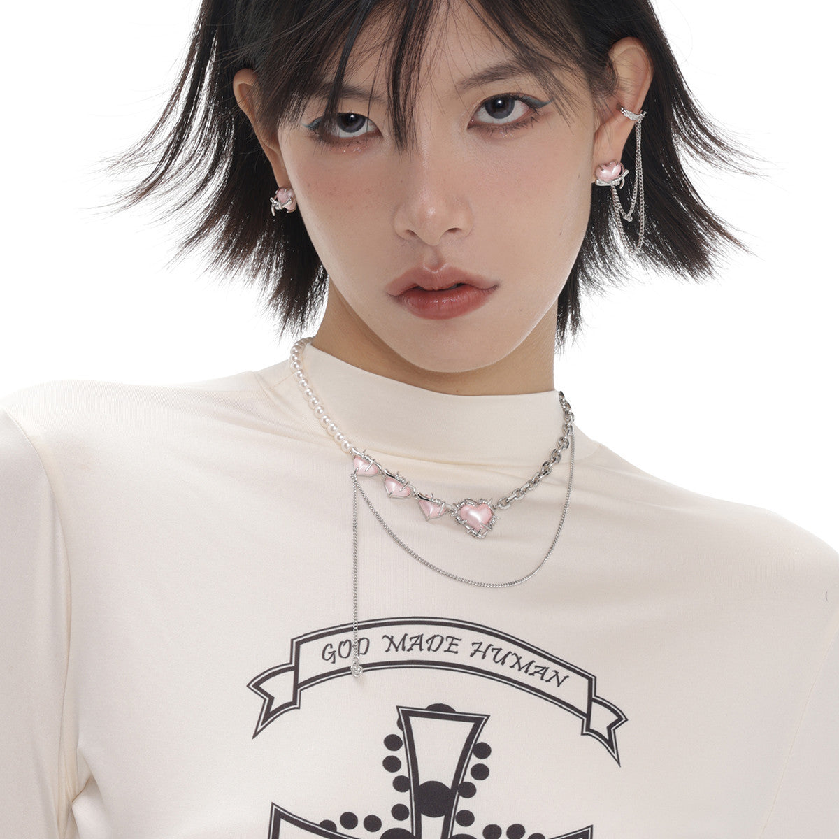 Women's Fashion Simple Love Pendant Necklace