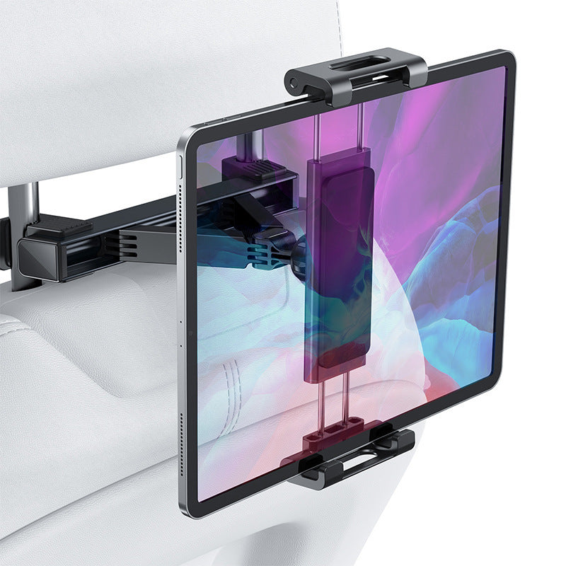 Car Rear Retractable Tablet Phone Holder Bracket