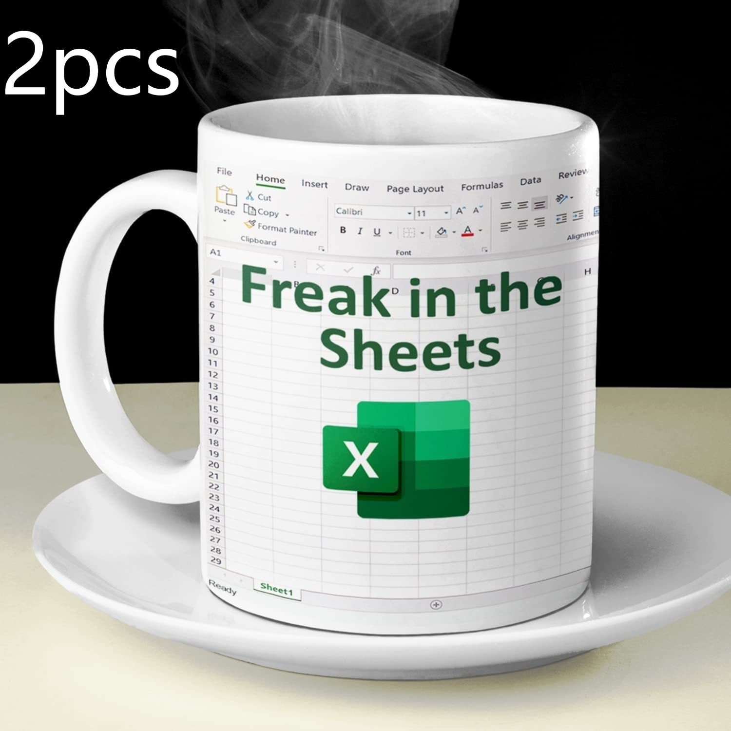 Household Spreadsheet Excel Coffee Cup