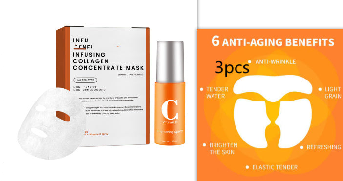 Collagen Anti Aging Facial Mask Spray To Remove Dullness