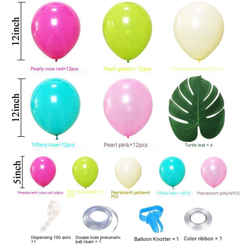 Animal Head Birthday Party Balloon Jungle Set Monstera Theme