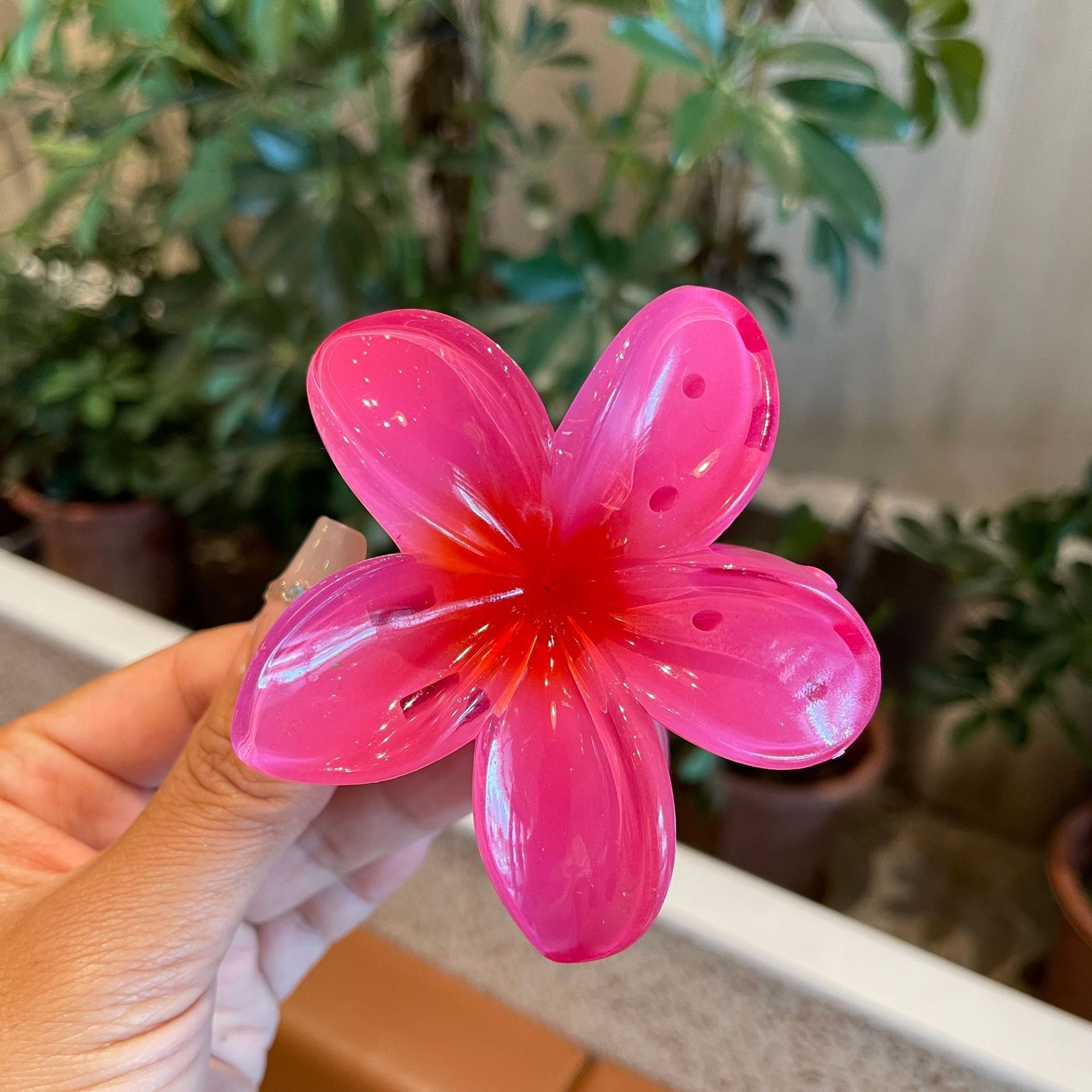 Flower Barrettes Women's Colorful Updo Gadget Hair Accessories