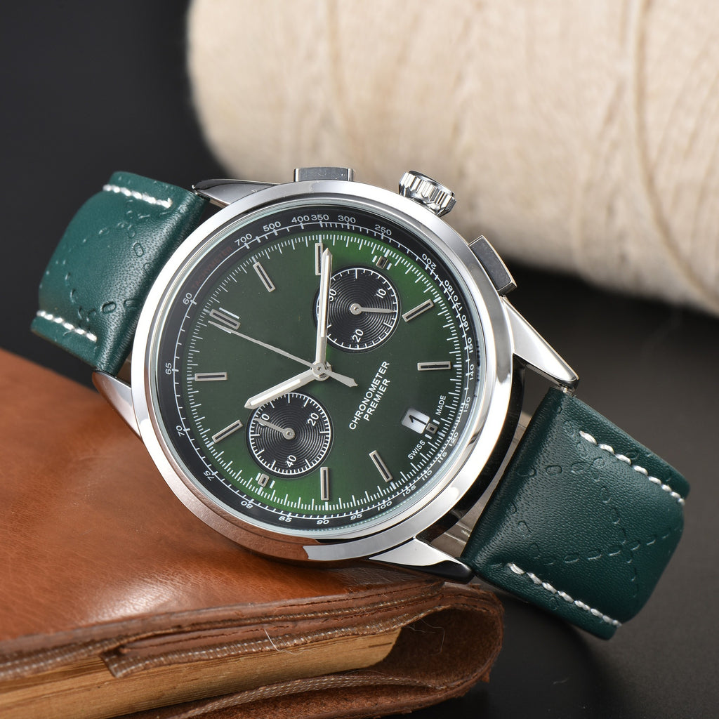 Casual Fashion Men's Quartz Movement Multifunctional Chronograph Watch