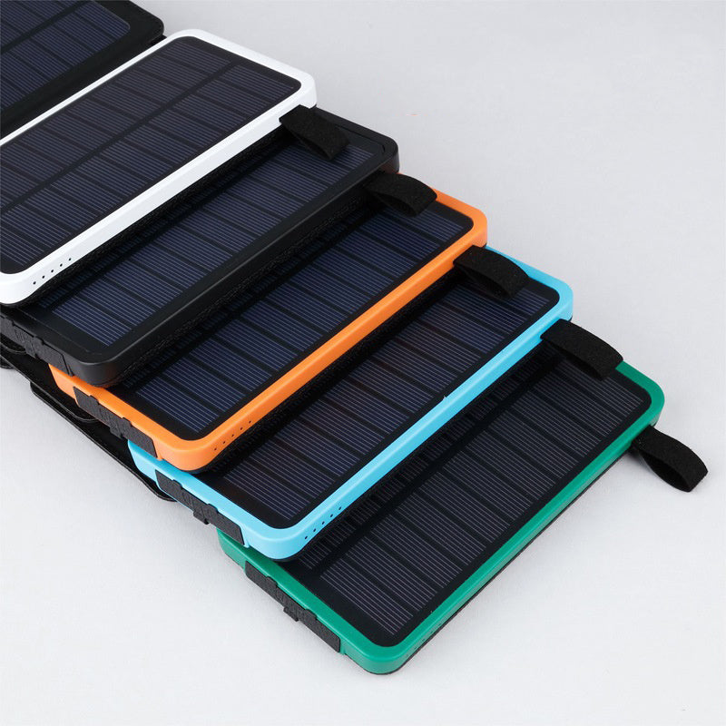 10000 mAh wireless induction solar charging treasure