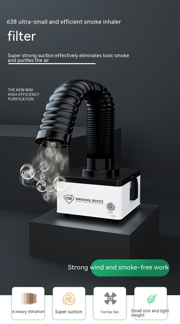 Mini Smoking Device Laser Carving Smoke Purifier