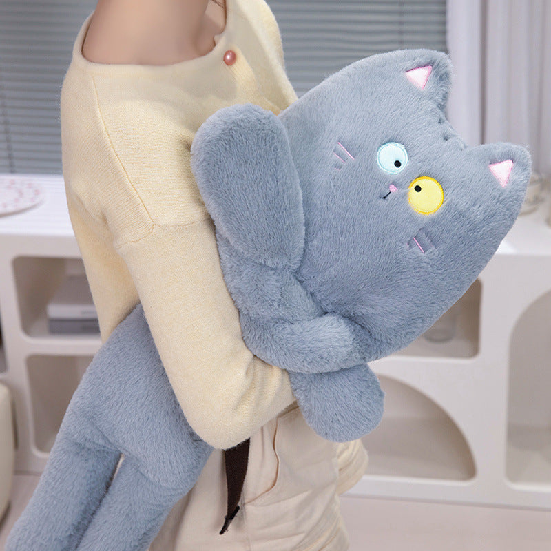 Long Strip Cat Pillow Sleeping Leg-supporting Large Size Doll Plush Toy Sleeping Companion