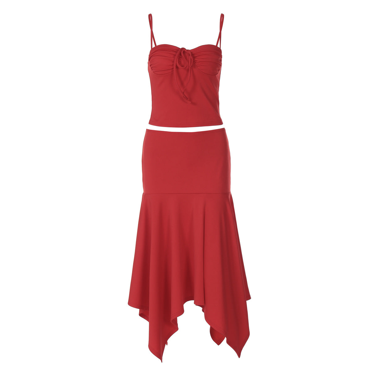 Single Suspender Skirt Leader Light Off-the-shoulder