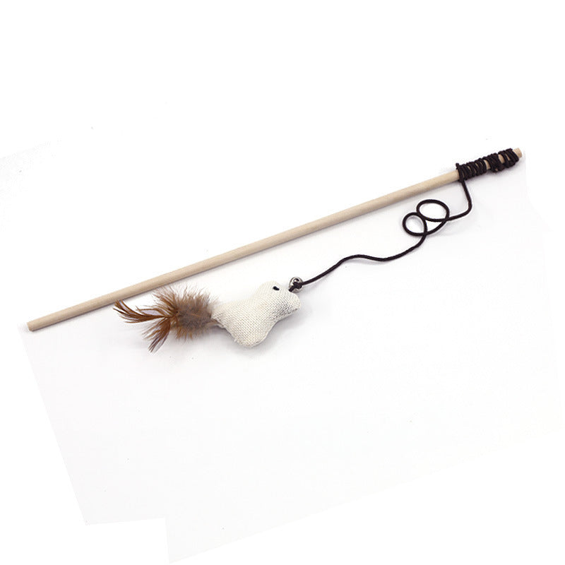 Funny cat stick bite resistant cat toy