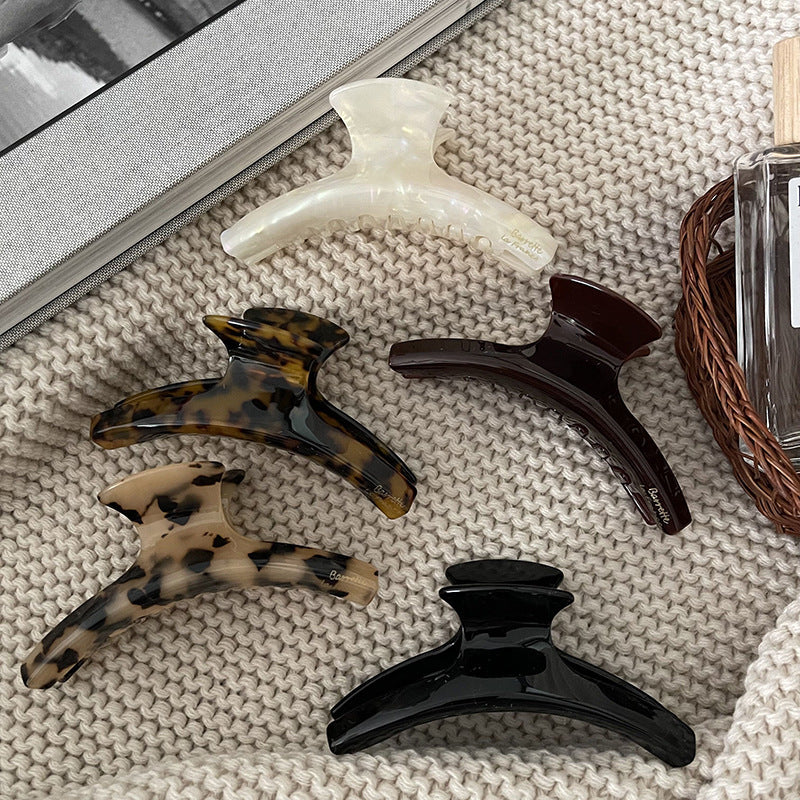 Retro Ponytail Hair Claw Simple Elegant Hair Clip