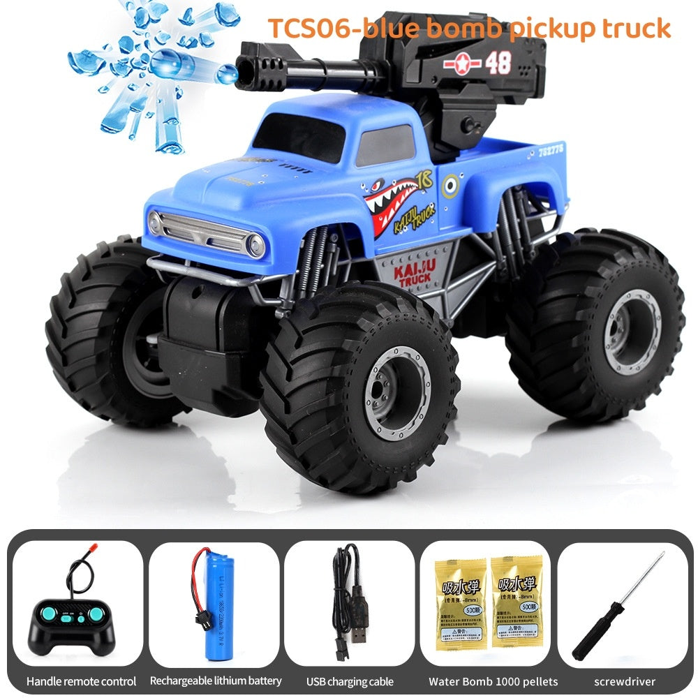 Children's Fashion Spray Off-road Vehicle Water Bullet Remote Control Car Toy