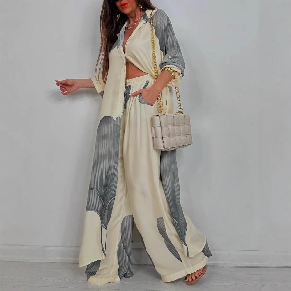 Women's Clothing Fashion Colorblock Loose Shirt