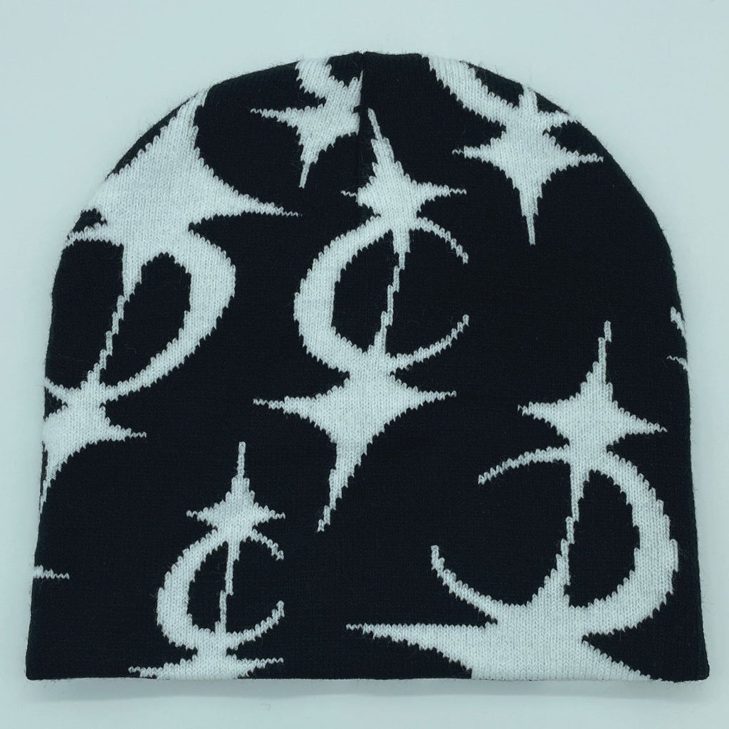 Five Pointed Star Men's And Women's Jacquard Knitted Hats