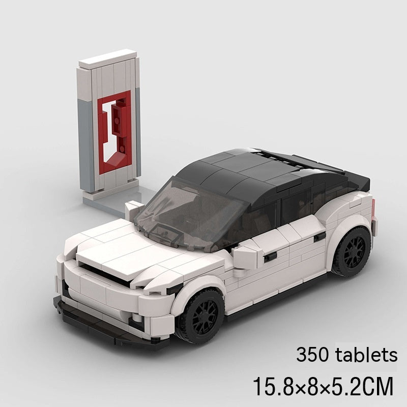 Chinese Puzzle Building Blocks Tesla Technology CAR Children's Educational Toys