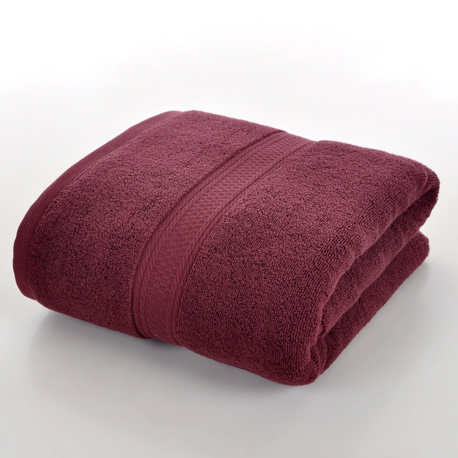 Plain Pure Cotton Bath Towel Household
