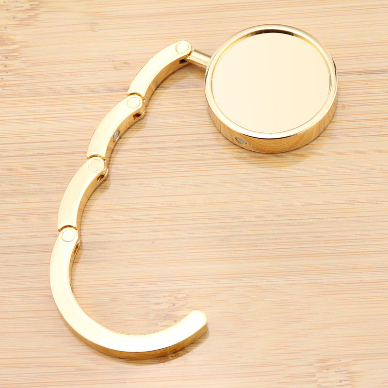 Round Metal Bag Hanger Practical Souvenir