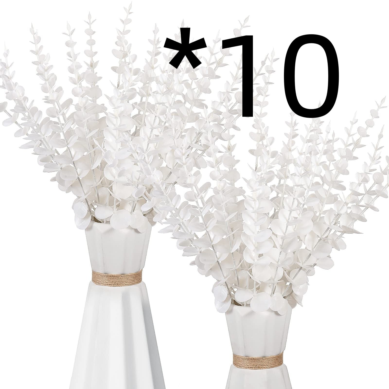 Golden Eucalyptus Eucalyptus Leaves Fake Leaf Stem Autumn Decorative Plant