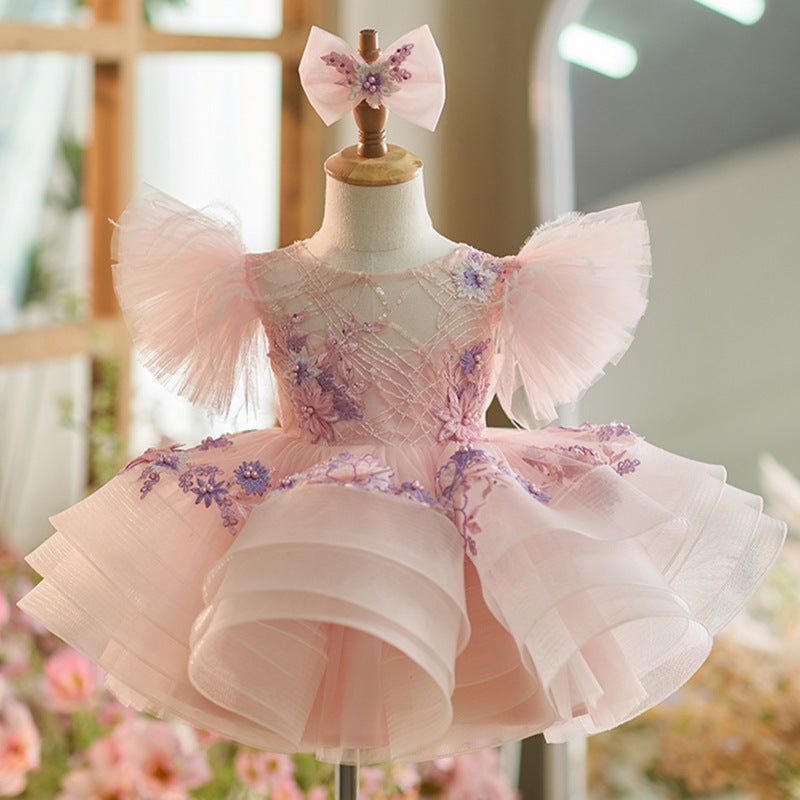European And American Girls Umbrella Princess Dress