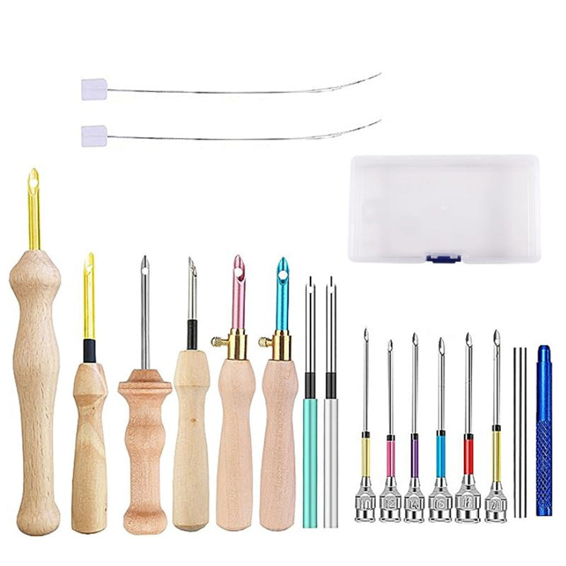 Simple Replaceable Plug Full Model Embroidery Stamp Needle Poke