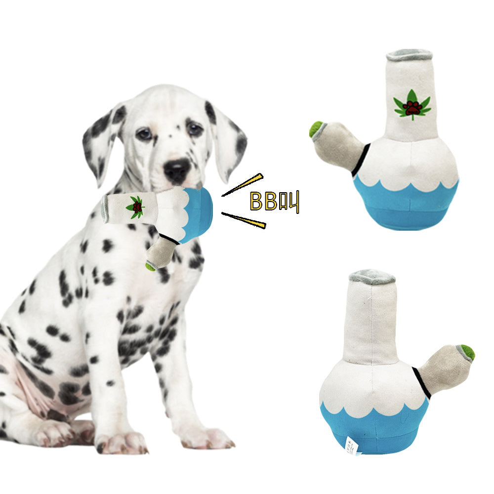 Dog Sounding Kettle Bite-resistant Pet Plush Creative Toy