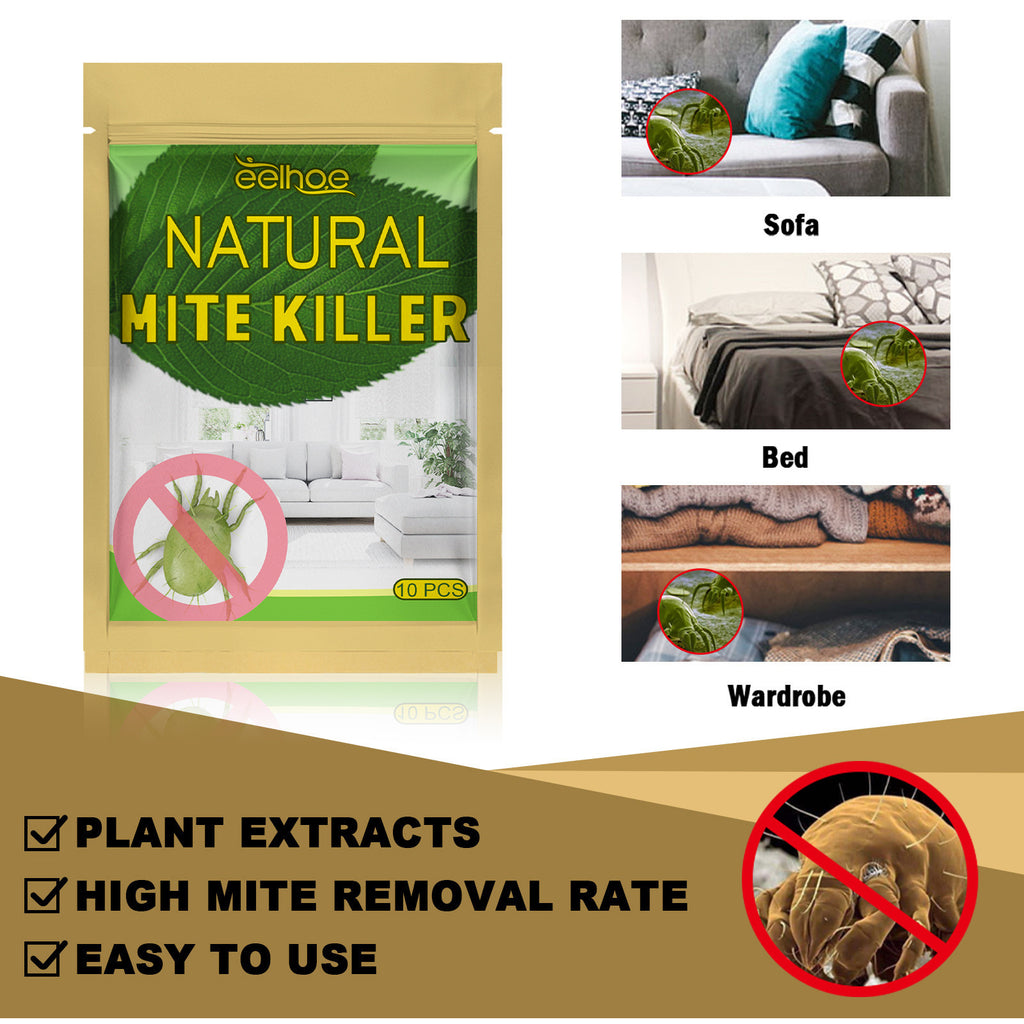 Natural Mite Removal Bag Home Bedroom Sofa Bed Clothes